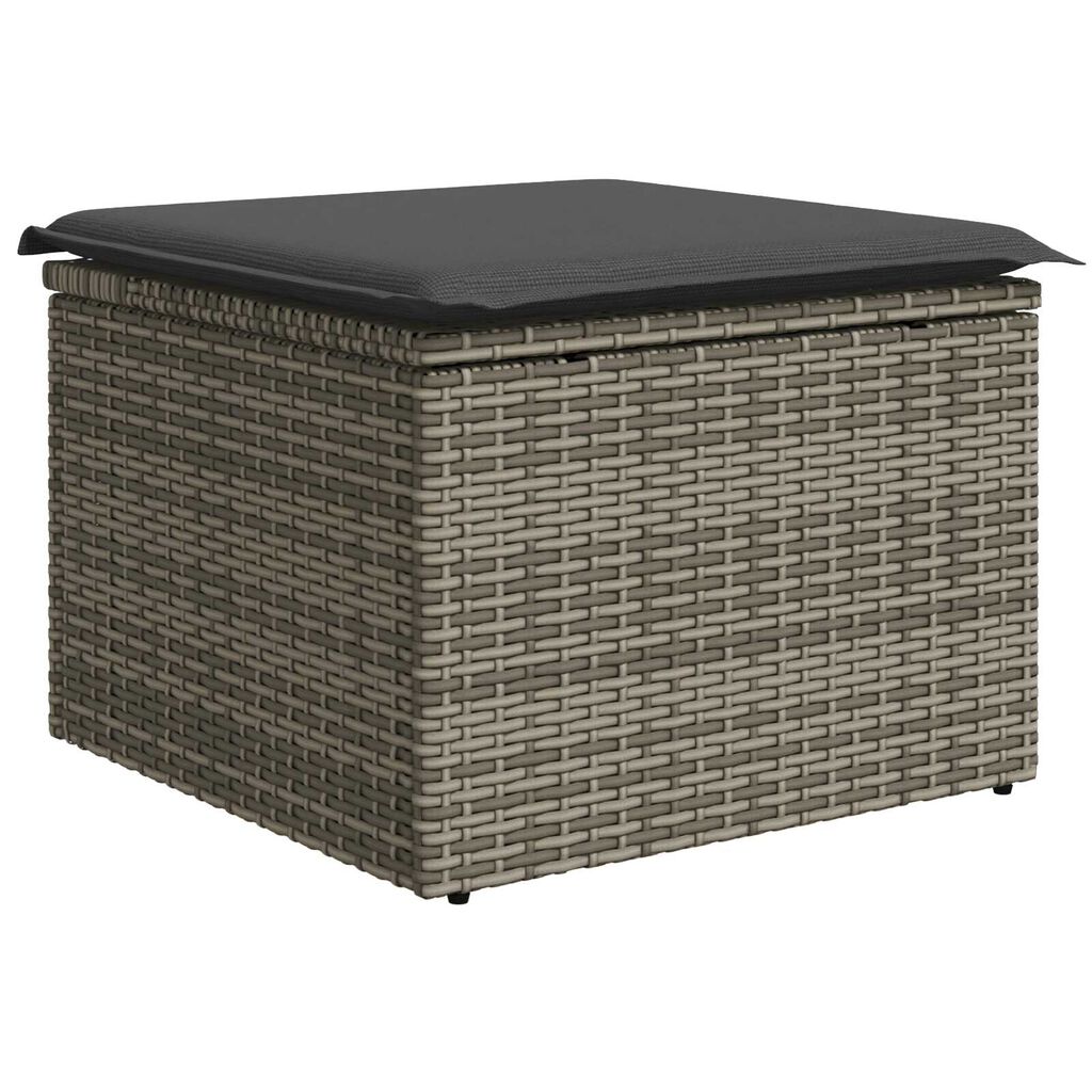 vidaXL Σετ Καναπέ Κήπου 8 pcs Γκρι