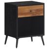 vidaXL Κομοδίνο 40 x 30 x 50 εκ. από Μασίφ Ξύλο Teak