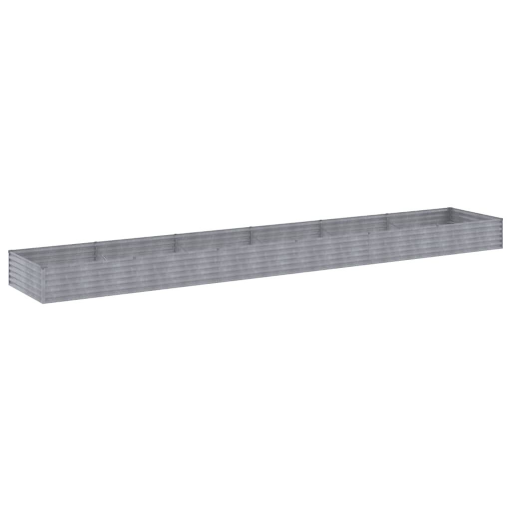vidaXL Ζαρντινιέρα 579 x 100 x 36 εκ. από Ατσάλι Σκληρυθέν στον Αέρα