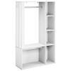 vidaXL &Nu;&tau;&omicron;&upsilon;&lambda;ά&pi;&alpha; &Delta;&iota;&alpha;&delta;&rho;ό&mu;&omicron;&upsilon; &Lambda;&epsilon;&upsilon;&kappa;ό 91 x 32 x 150,5 cm
