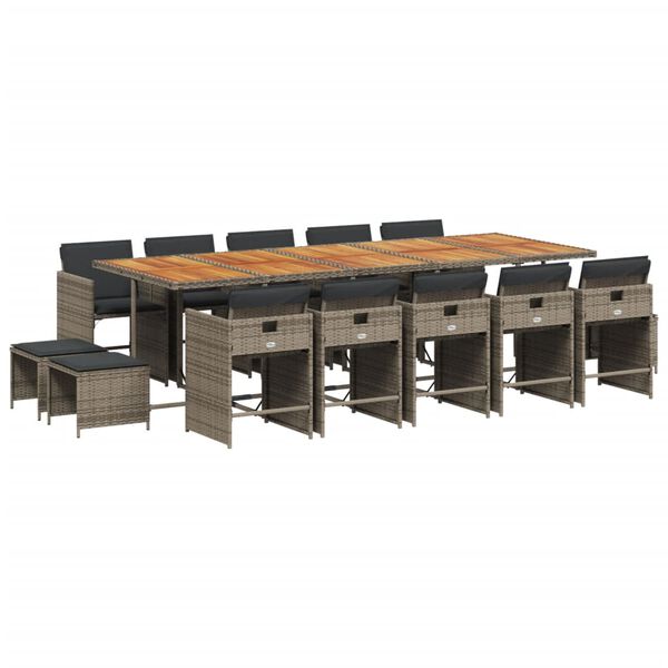 vidaXL &Sigma;&epsilon;&tau; &Tau;&rho;&alpha;&pi;&epsilon;&zeta;&alpha;&rho;ί&alpha;&sigmaf; &Kappa;ή&pi;&omicron;&upsilon; 15 &tau;&epsilon;&mu;. &Gamma;&kappa;&rho;&iota; &Sigma;&upsilon;&nu;&theta;&epsilon;&tau;&iota;&kappa;ό &Rho;&alpha;&tau;ά&nu; &mu;&epsilon; &Mu;&alpha;&xi;&iota;&lambda;ά&rho;&iota;&alpha;