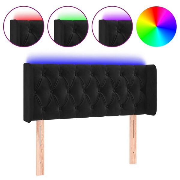 vidaXL &Kappa;&epsilon;&phi;&alpha;&lambda;ά&rho;&iota; &Kappa;&rho;&epsilon;&beta;&alpha;&tau;&iota;&omicron;ύ LED &Mu;&alpha;ύ&rho;&omicron; 103x16x78/88 &epsilon;&kappa;. &Beta;&epsilon;&lambda;&omicron;ύ&delta;&iota;&nu;&omicron;