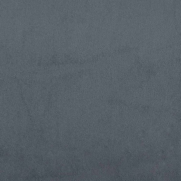 vidaXL Οθωμανικό κρεβάτι με στρώμα & LEDs Dark Grey 80x200cm Velvet