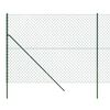 vidaXL Συρματόπλεγμα Περίφραξης Πράσινο 1,6 x 25 μ.