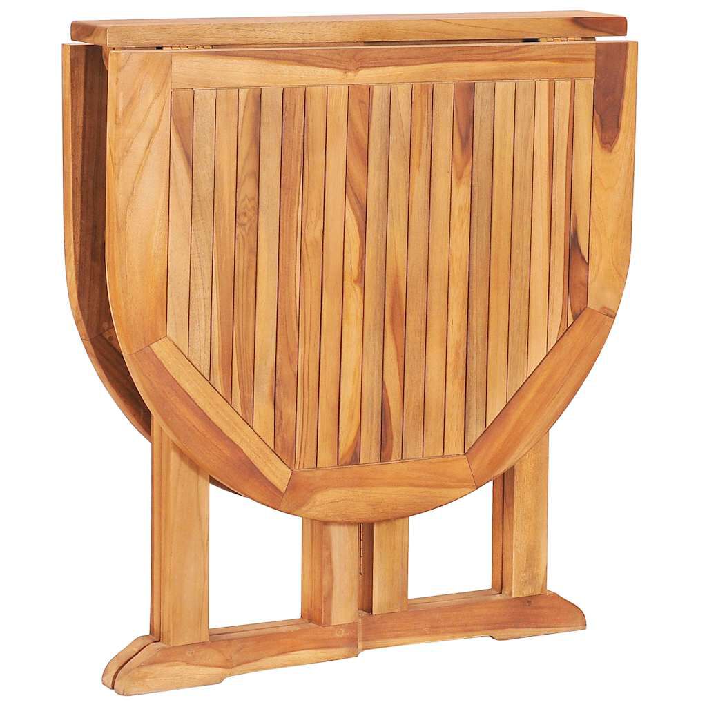 vidaXL Τραπέζι Κήπου Butterfly Πτυσσόμενο 120x70x75 εκ Μασίφ Ξύλο Teak