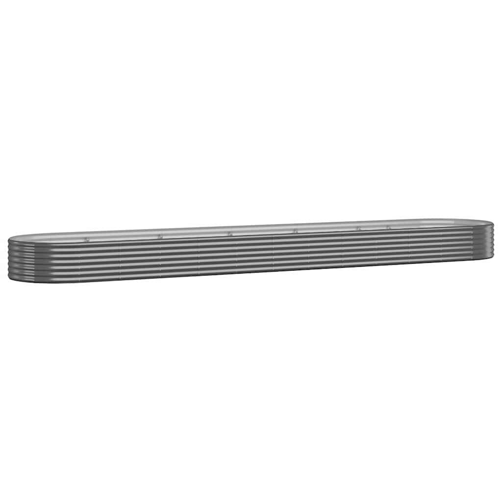 vidaXL Ζαρντινιέρα Ανθρακί 507x100x36εκ Γαλβανισμένος χάλυβας