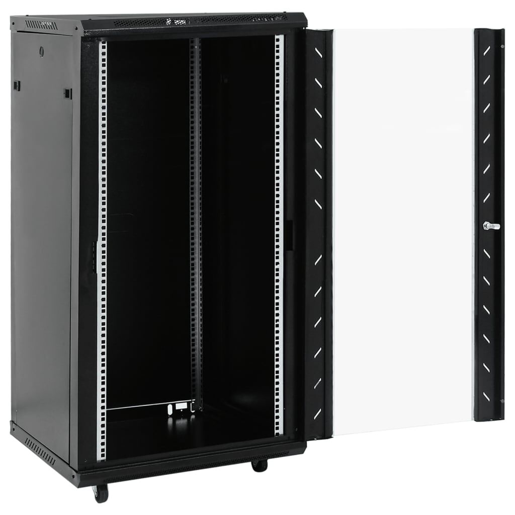 vidaXL Καμπίνα Δικτύου με Περιστ. Πόδια 22U 19" IP20 60x60x120 εκ.
