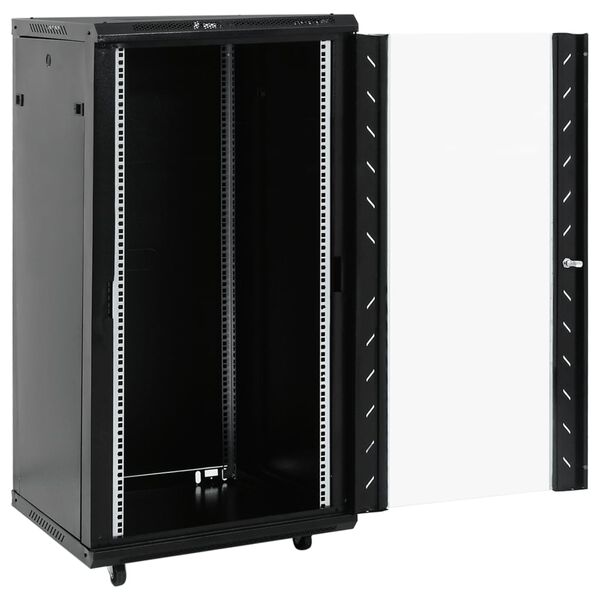 vidaXL Καμπίνα Δικτύου με Περιστ. Πόδια 22U 19" IP20 60x60x120 εκ.