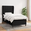 vidaXL &Kappa;&rho;&epsilon;&beta;ά&tau;&iota; Boxspring &mu;&epsilon; &Sigma;&tau;&rho;ώ&mu;&alpha; &Mu;&alpha;ύ&rho;&omicron; 90x190 &epsilon;&kappa;.&Upsilon;&phi;&alpha;&sigma;&mu;ά&tau;&iota;&nu;&omicron;