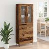 vidaXL Highboard &Pi;&alpha;&lambda;&iota;ό &Xi;ύ&lambda;&omicron; 69,5 x 34 x 90 &epsilon;&kappa;. &Epsilon;&pi;&epsilon;&xi;&epsilon;&rho;&gamma;&alpha;&sigma;&mu;έ&nu;&omicron; &xi;ύ&lambda;&omicron;