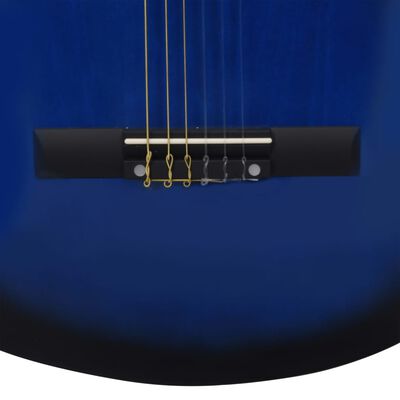 vidaXL Ακουστική Κιθάρα Western με 6 Χορδές και Ισοσταθμιστή Μπλε