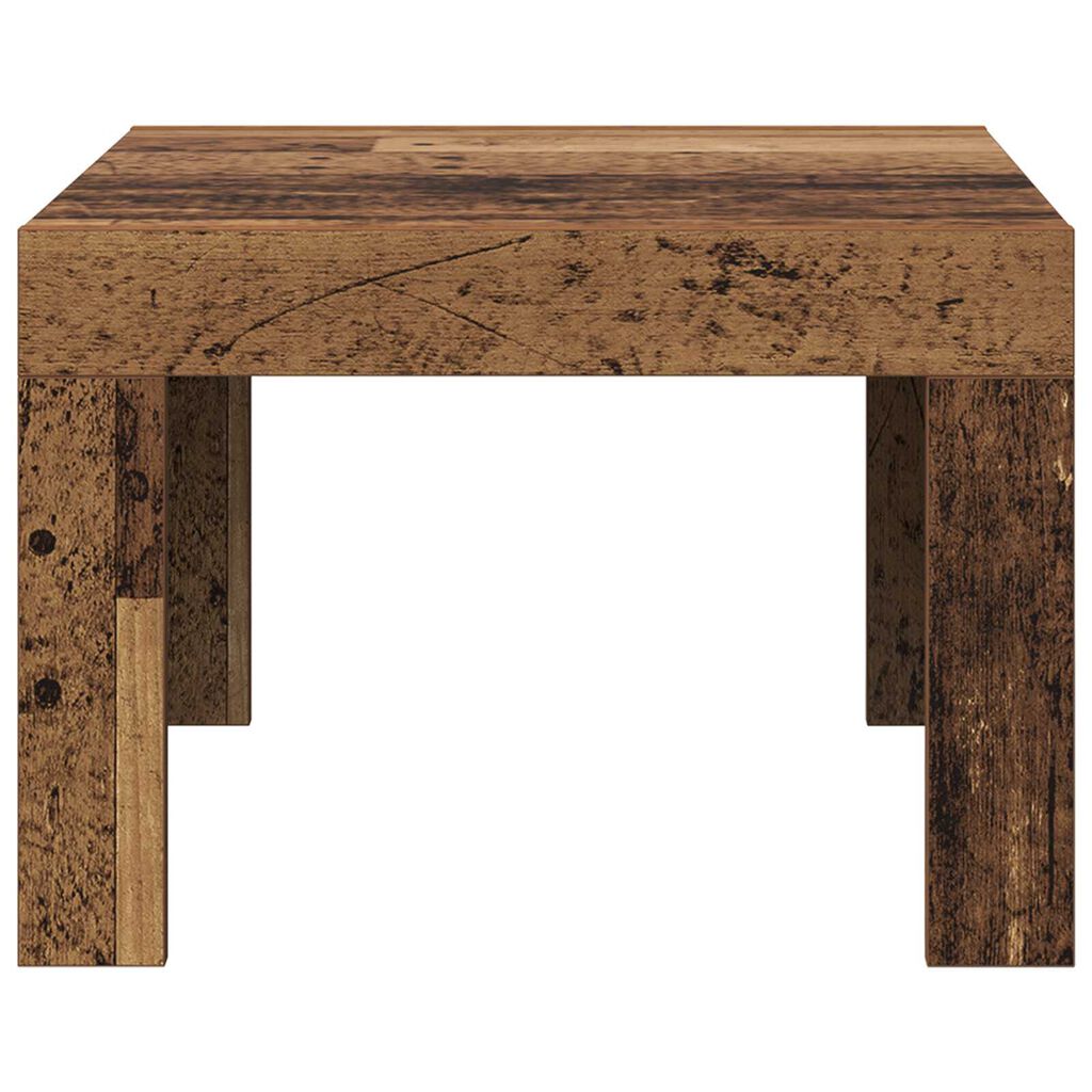 vidaXL Τραπεζάκι σαλονιού Παλιό ξύλο 50 x 50 x 35 cm