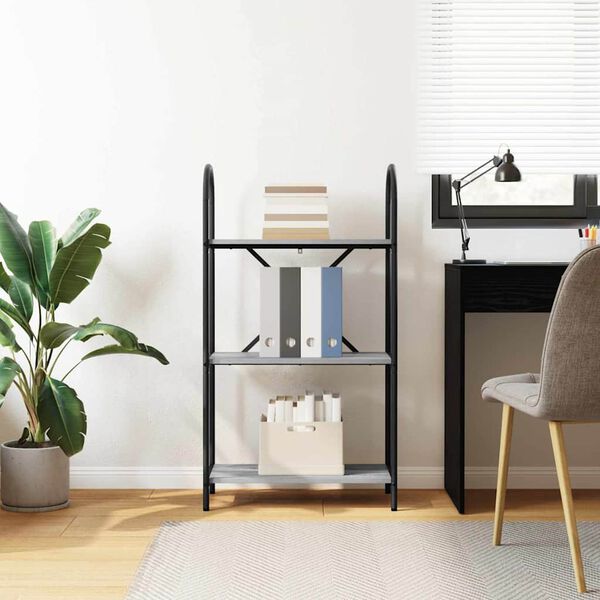 vidaXL &Rho;ά&phi;&iota; &Beta;&iota;&beta;&lambda;ί&omega;&nu; &Gamma;&kappa;&rho;ί&zeta;&omicron; &Sigma;&omicron;&nu;&omicron;&mu;&alpha; 60 x 30 x 109 &epsilon;&kappa; &Epsilon;&pi;&epsilon;&xi;&epsilon;&rho;&gamma;&alpha;&sigma;&mu;έ&nu;&omicron; &xi;ύ&lambda;&omicron;