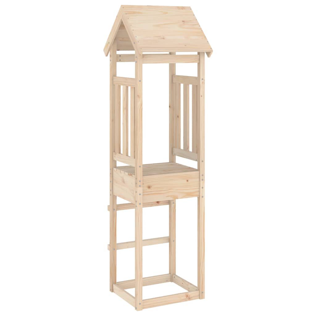 vidaXL Πύργος Παιχνιδιού 52,5 x 46,5 x 206,5 εκ. από Μασίφ Ξύλο Πεύκου
