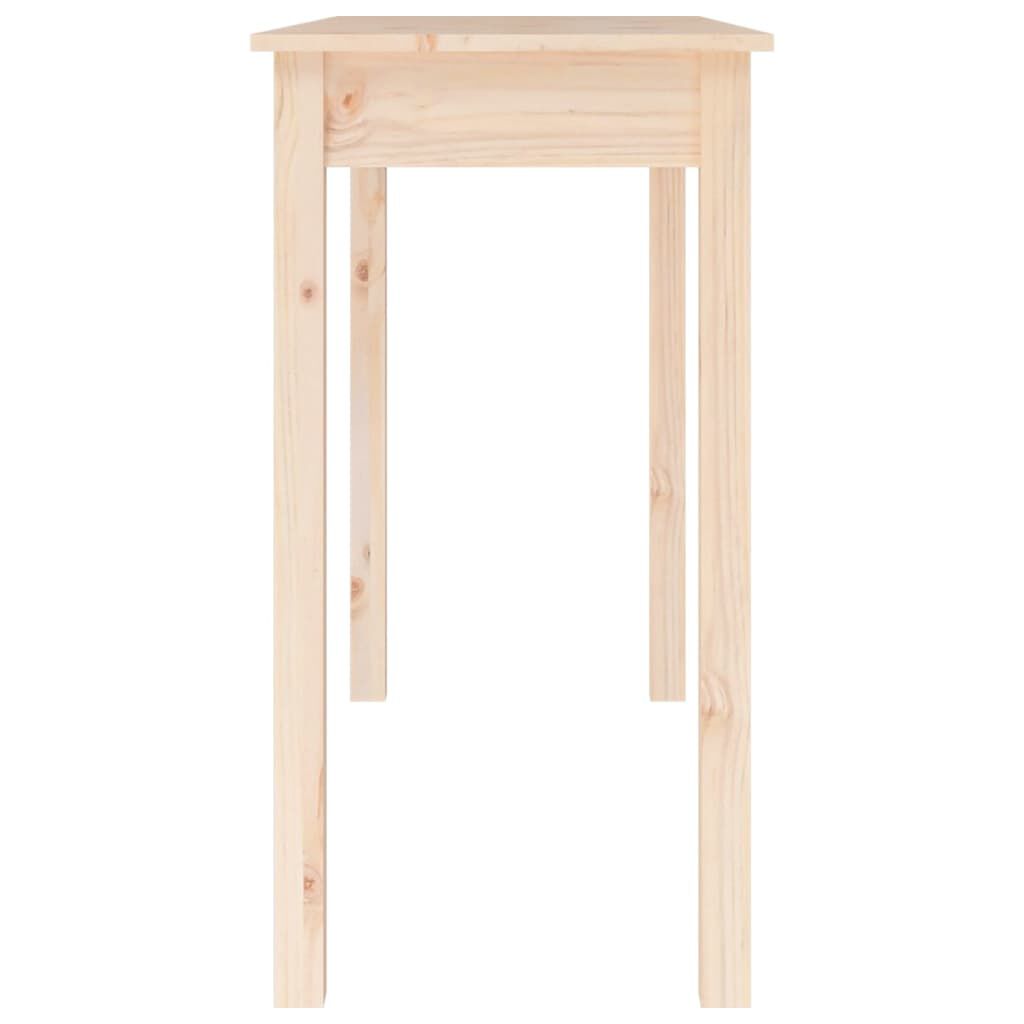 vidaXL Τραπέζι Κονσόλα 110 x 40 x 75 εκ. από Μασίφ Ξύλο Πεύκου