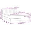 vidaXL &Kappa;&rho;&epsilon;&beta;ά&tau;&iota; Boxspring &mu;&epsilon; &Sigma;&tau;&rho;ώ&mu;&alpha; &Sigma;&kappa;&omicron;ύ&rho;&omicron; &Gamma;&kappa;&rho;&iota; 140x210 &epsilon;&kappa;. &Beta;&epsilon;&lambda;&omicron;ύ&delta;&iota;&nu;&omicron;