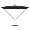 vidaXL Ομπρέλα Cantilever Banana Μαύρο 294 x 200 x 254 εκ.