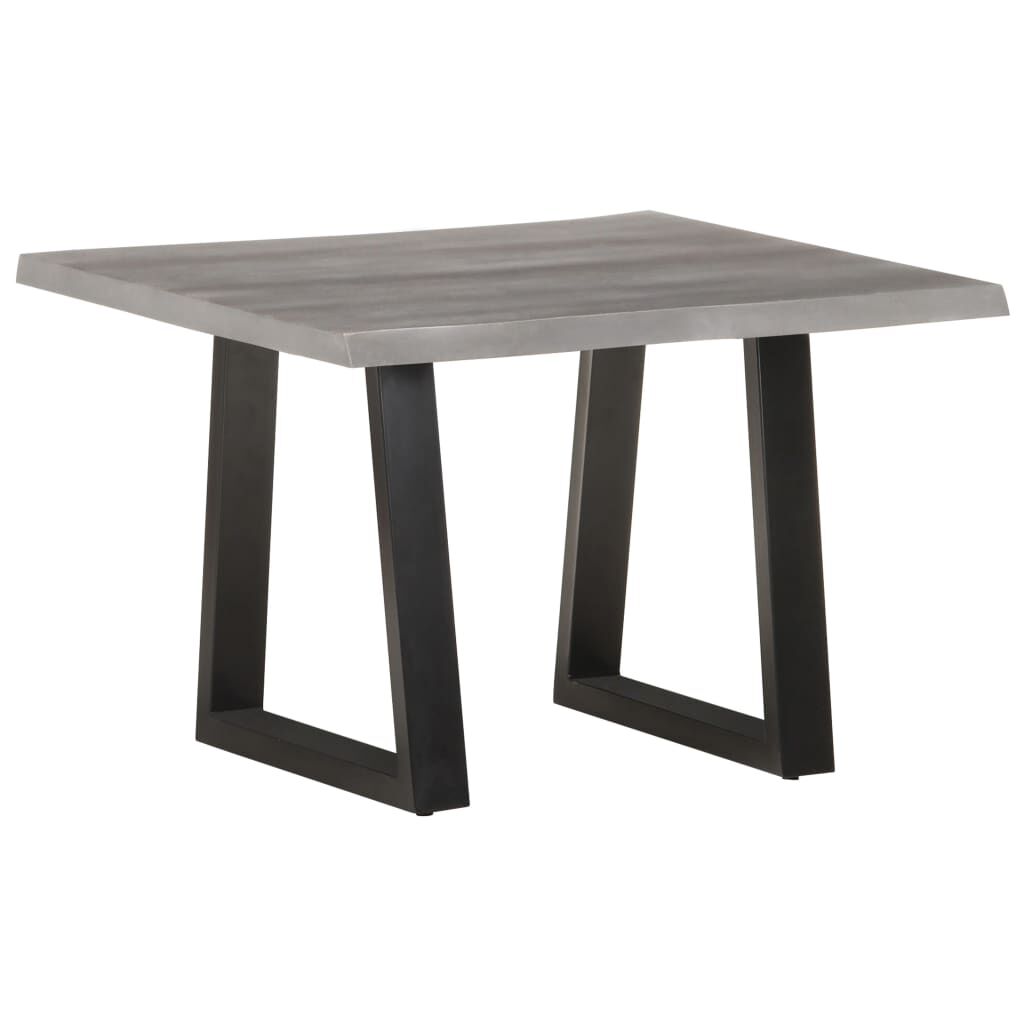 vidaXL Τραπεζάκι Σαλονιού Live Edge 60x60x40 εκ. Μασίφ Ξύλο Ακακίας