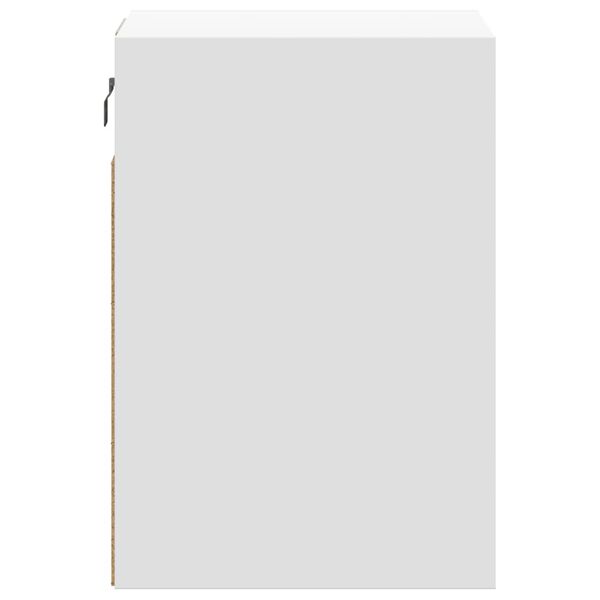 vidaXL Έπιπλο Τοίχου Τηλεόρασης με LED Λευκό 41x31x45 εκ.