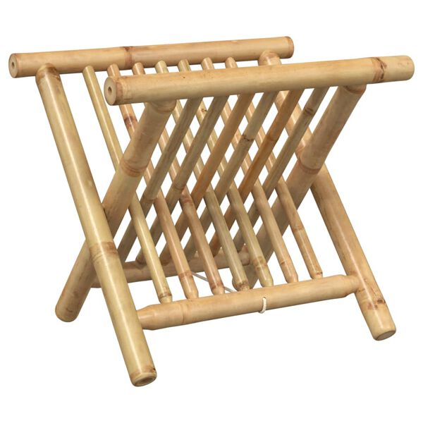 vidaXL Θήκη Περιοδικών 42 x 30,5 x 34,5 εκ. Μπαμπού