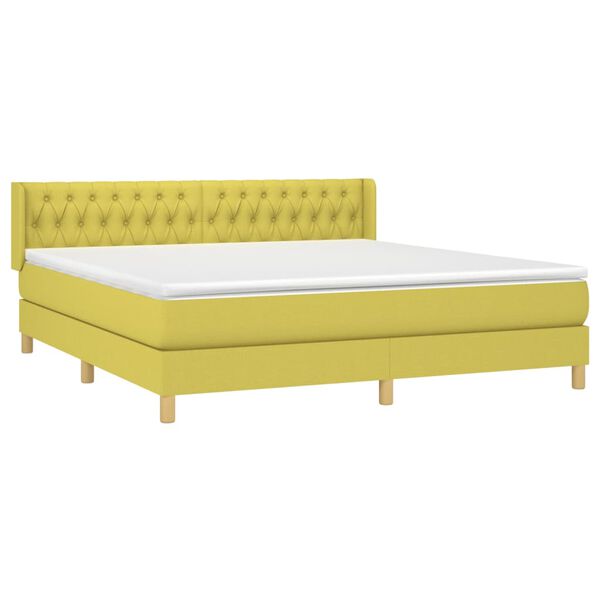 vidaXL &Kappa;&rho;&epsilon;&beta;ά&tau;&iota; Boxspring &mu;&epsilon; &Sigma;&tau;&rho;ώ&mu;&alpha; &Pi;&rho;ά&sigma;&iota;&nu;&omicron; 180x200 &epsilon;&kappa;.&Upsilon;&phi;&alpha;&sigma;&mu;ά&tau;&iota;&nu;&omicron;