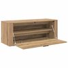 vidaXL Ντουλάπα Παπουτσιών με ράφι artisan δρυς 100 x 35 x 38 εκ.