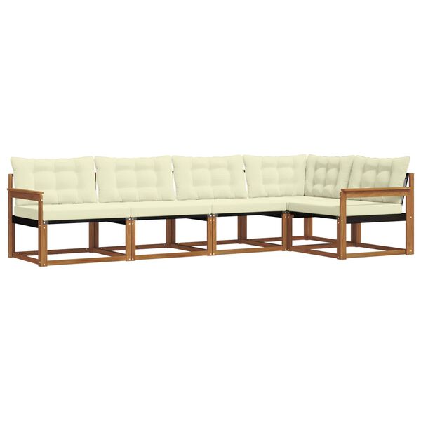 vidaXL &Sigma;&epsilon;&iota;&rho;ά &Kappa;&alpha;&nu;&alpha;&pi;έ &Epsilon;&xi;&omega;&tau;&epsilon;&rho;&iota;&kappa;&omicron;ύ &mu;&epsilon; &mu;&alpha;&xi;&iota;&lambda;ά&rho;&iota; 5 pcs &Phi;&upsilon;&sigma;&iota;&kappa;ό &kappa;&alpha;&iota; &Kappa;&rho;έ&mu;&alpha;