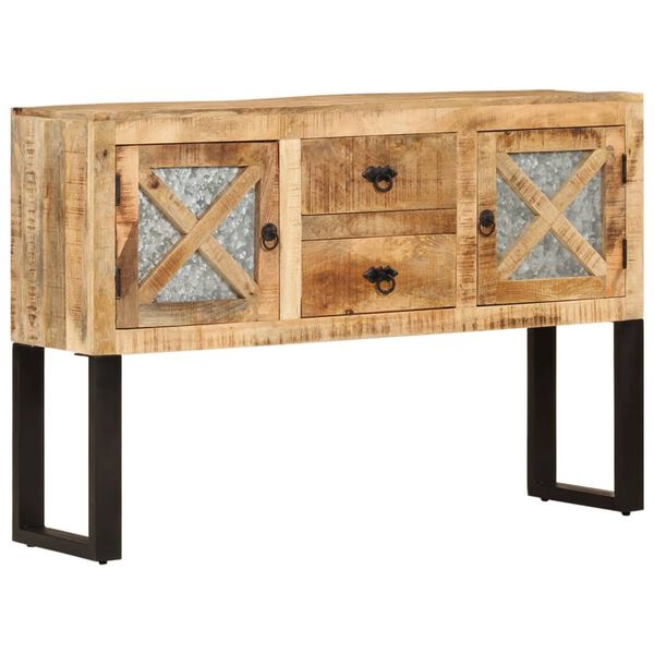 vidaXL Κονσόλα 110 x 30 x 74 εκ. από Ακατέργαστο Ξύλο Μάνγκο