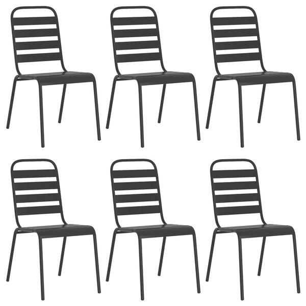 vidaXL &Sigma;&epsilon;&tau; &Tau;&rho;&alpha;&pi;&epsilon;&zeta;&alpha;&rho;ί&alpha;&sigmaf; &Kappa;ή&pi;&omicron;&upsilon; 7 &Tau;&epsilon;&mu;&alpha;&chi;ί&omega;&nu; &Alpha;&nu;&theta;&rho;&alpha;&kappa;ί &alpha;&pi;ό &Alpha;&tau;&sigma;ά&lambda;&iota;