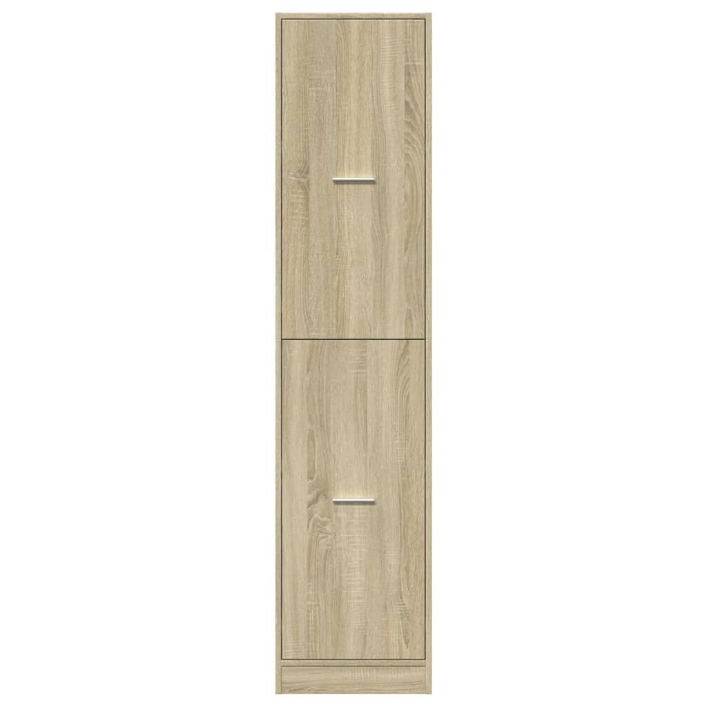 vidaXL Συρταριέρα Γενικής Χρήσης Sonoma Δρυς 30x41x174,5εκ Επεξ. Ξύλο