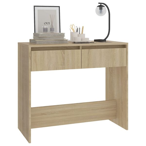 vidaXL Τραπέζι Κονσόλα Sonoma Δρυς 89x41x76,5 εκ. Επεξεργασμένο Ξύλο