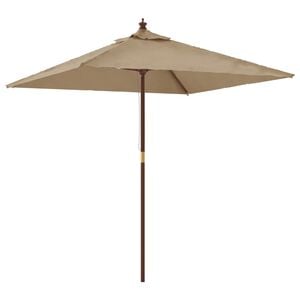 vidaXL &Omicron;&mu;&pi;&rho;έ&lambda;&alpha; &Kappa;ή&pi;&omicron;&upsilon; &mu;&epsilon; &Xi;ύ&lambda;&iota;&nu;&omicron; &Iota;&sigma;&tau;ό Taupe 198x198x231 &epsilon;&kappa;.