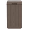 vidaXL Κάδος Απορριμμάτων Εξωτερ. Χώρου Καφέ 38x38x65 εκ. Πολυπρ/λένιο