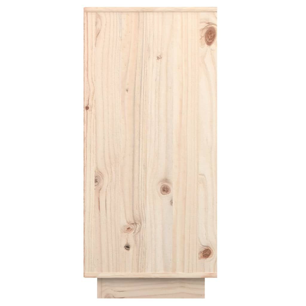 vidaXL Ντουλάπι 60 x 34 x 75 εκ. από Μασίφ Ξύλο Πεύκου