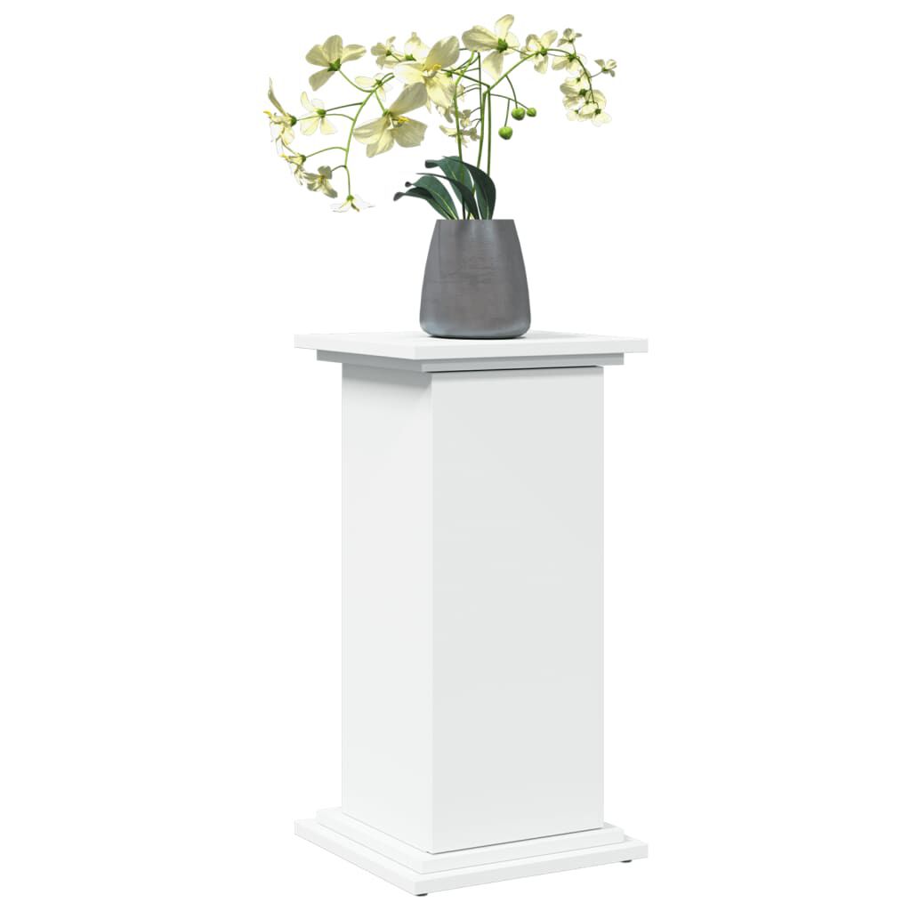 vidaXL Βάση Οθόνης με Αποθ. Λευκή 31x30x60 εκ. Επεξεργασμένο Ξύλο