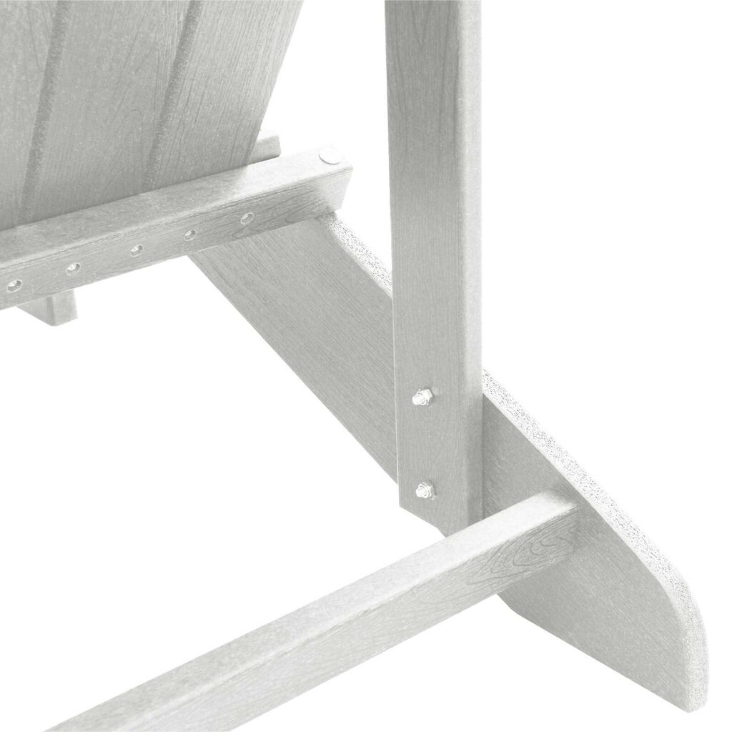 vidaXL Καρέκλες Adirondack 2 τμχ Λευκό 74x82x90 εκ HDPE