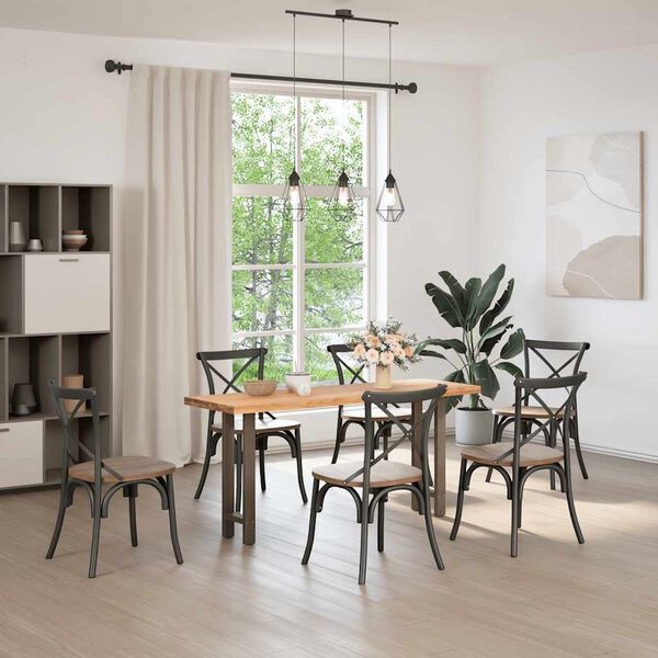 vidaXL Πόδια Κονσόλας 2 τεμ. από Φυσικό Ατσάλι 38x(72-73) εκ. Ατσάλι