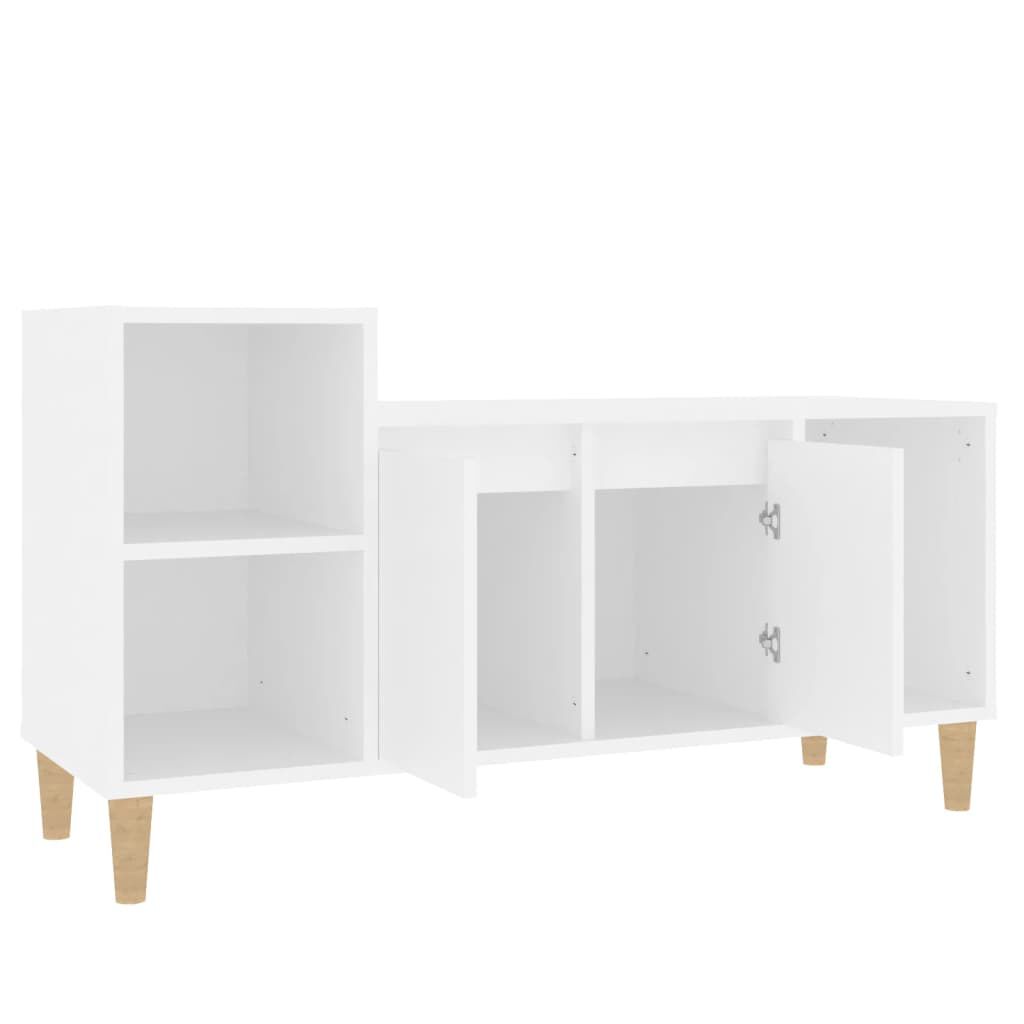 vidaXL Έπιπλο Τηλεόρασης Λευκό 100 x 35 x 55 εκ. Επεξ. Ξύλο