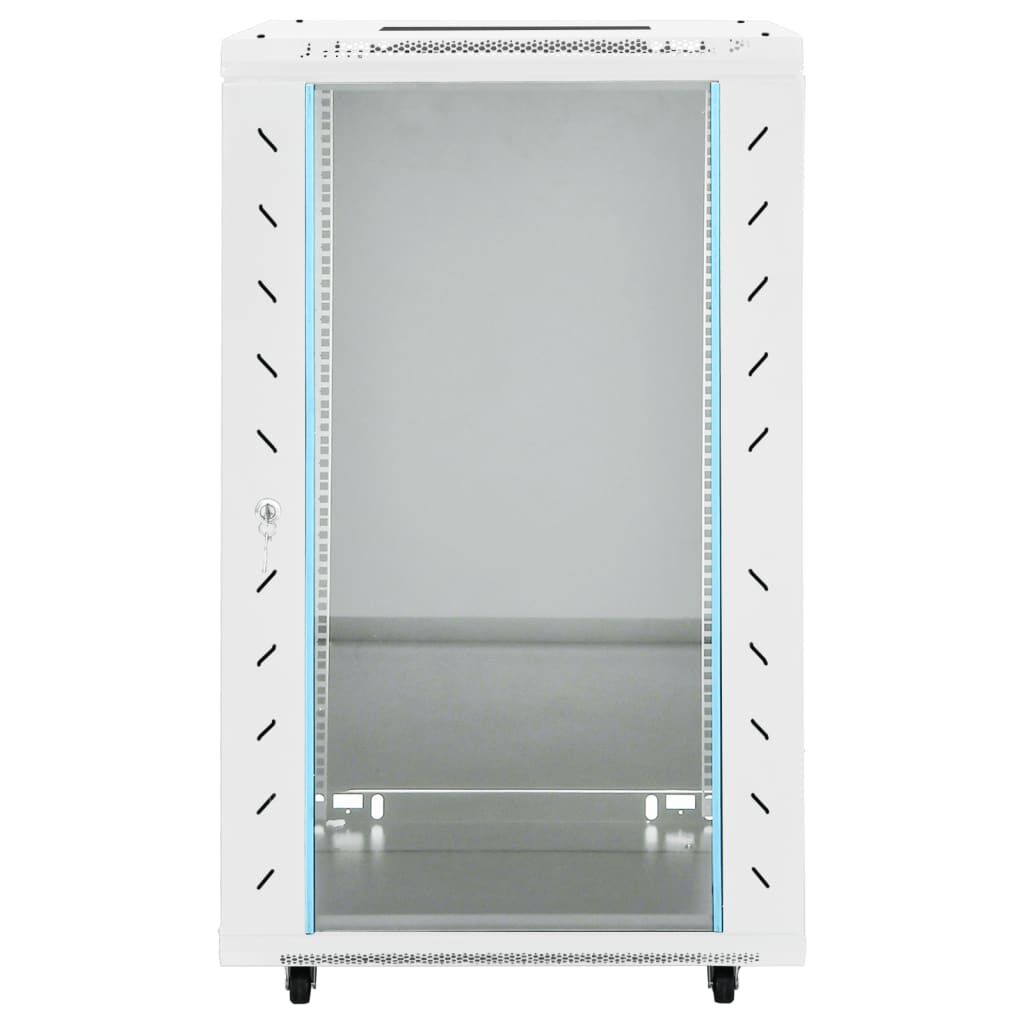 vidaXL Καμπίνα Δικτύου με Περιστ. Πόδια 18U 19" IP20 60x60x100 εκ.