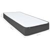vidaXL &Kappa;&rho;&epsilon;&beta;ά&tau;&iota; Boxspring &Sigma;&kappa;&omicron;ύ&rho;&omicron; &Gamma;&kappa;&rho;&iota; 120 x 200 &epsilon;&kappa;. &Upsilon;&phi;&alpha;&sigma;&mu;ά&tau;&iota;&nu;&omicron;