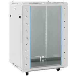 vidaXL &Kappa;&alpha;&mu;&pi;ί&nu;&alpha; &Delta;&iota;&kappa;&tau;ύ&omicron;&upsilon; &mu;&epsilon; &Pi;&epsilon;&rho;&iota;&sigma;&tau;. &Pi;ό&delta;&iota;&alpha; 15U 19" IP20 60x45x86 &epsilon;&kappa;.