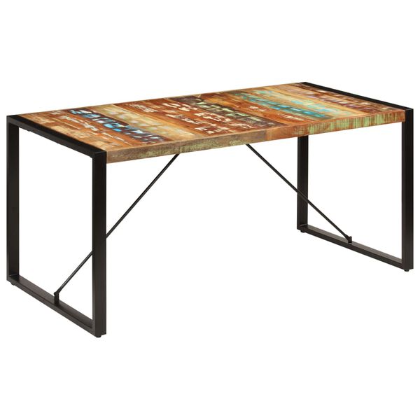 vidaXL Τραπεζαρία 160 x 80 x 75 εκ. από Μασίφ Ανακυκλωμένο Ξύλο