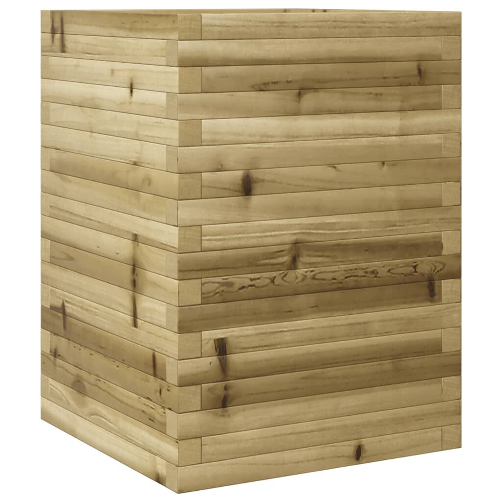 vidaXL Ζαρντινιέρα 50x50x68,5 εκ. Εμποτισμ. Ξύλο Πεύκου