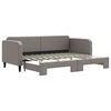 vidaXL &Kappa;&alpha;&nu;&alpha;&pi;έ&sigmaf; &Kappa;&rho;&epsilon;&beta;ά&tau;&iota; &Sigma;&upsilon;&rho;ό&mu;&epsilon;&nu;&omicron;&sigmaf; Taupe 80 x 200 &epsilon;&kappa;. &Upsilon;&phi;&alpha;&sigma;&mu;ά&tau;&iota;&nu;&omicron;&sigmaf;