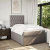 vidaXL &Kappa;&rho;&epsilon;&beta;ά&tau;&iota; Boxspring &mu;&epsilon; &Sigma;&tau;&rho;ώ&mu;&alpha; Taupe 120x200 &epsilon;&kappa;. &Upsilon;&phi;&alpha;&sigma;&mu;ά&tau;&iota;&nu;&omicron;