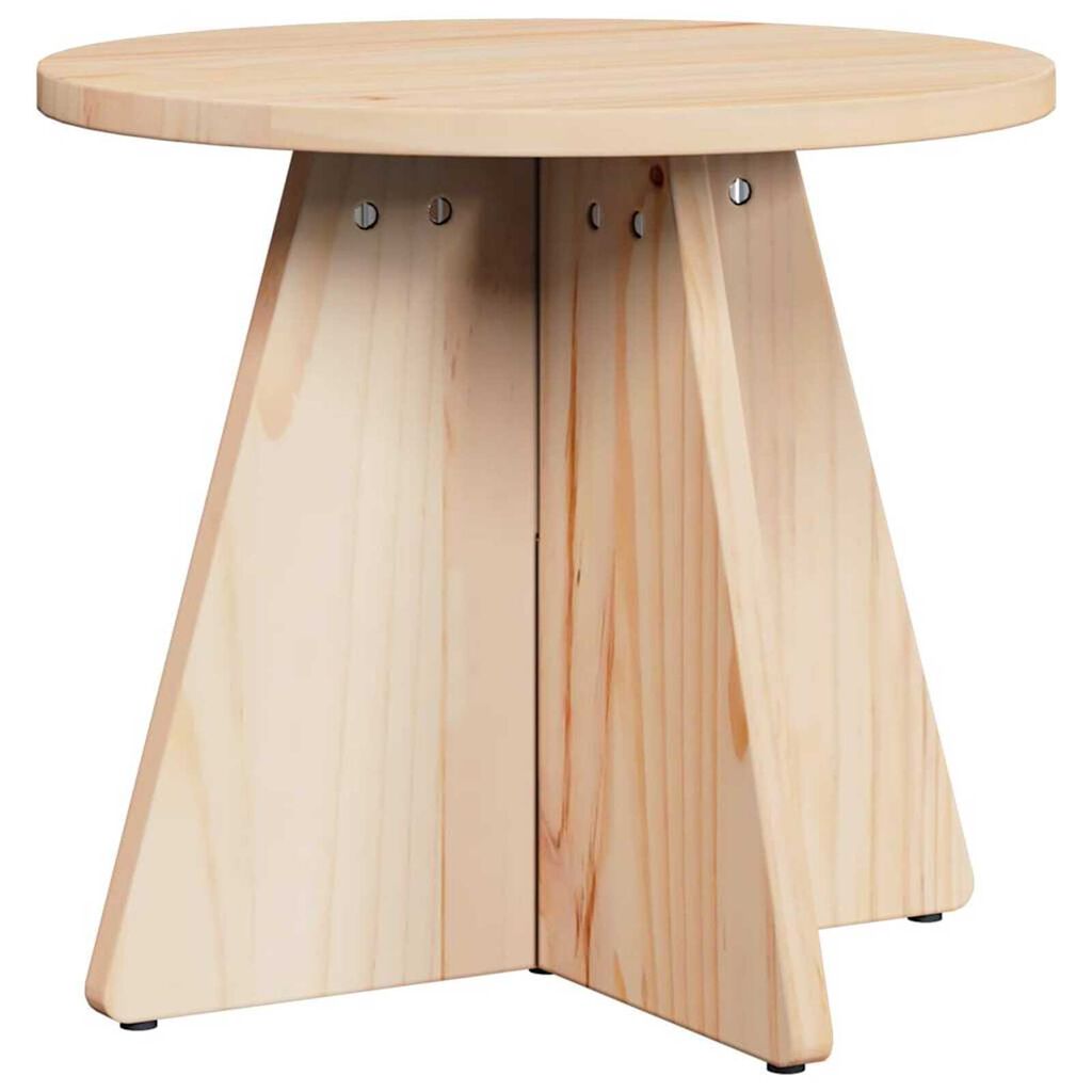 vidaXL Τραπεζάκι σαλονιού 3 pcs Φυσικό 49 x 49 x 30 εκ.