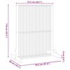 vidaXL Οθόνη Ιδιωτικότητας Καφέ 79.5 x 50 x 110 εκ. Μασίφ ξύλο ακακίας