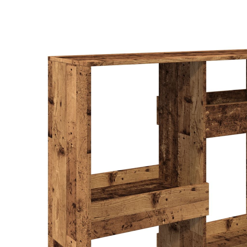 vidaXL Βιβλιοθήκη Όψη Παλαιού Ξύλου 100x33x135 εκ. Επεξεργασμένο Ξύλο