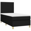 vidaXL &Kappa;&rho;&epsilon;&beta;ά&tau;&iota; Boxspring &mu;&epsilon; &Sigma;&tau;&rho;ώ&mu;&alpha; & LED &Mu;&alpha;ύ&rho;&omicron; 90x190 &epsilon;&kappa;. &Upsilon;&phi;&alpha;&sigma;&mu;ά&tau;&iota;&nu;&omicron;