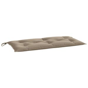 vidaXL Μαξιλάρι Πάγκου Κήπου Taupe 100x50x7 εκ. Ύφασμα Oxford